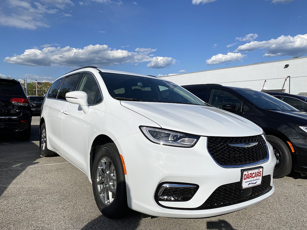 Representative vehicle for Renting a Chrysler Pacifica; rental model and trim may differ